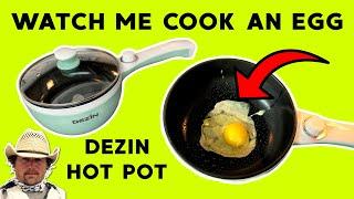  Discover Cooking with the Dezin Electric Hot Pot!  First Cook - Perfect Fried Egg FTW! 