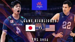 VNL2024 Week 3 | Japan vs. USA Game Highlights