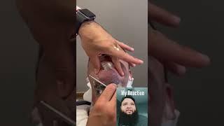 GUY LOSES HIS BEARD  #Barber #Shaving #Beard