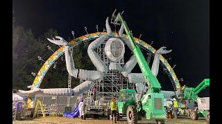2021 Elements Festival Fire Stage by ARCH Production & Design NYC Inc