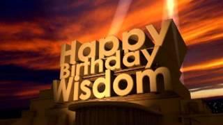Happy Birthday Wisdom