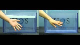 JIOS AeroVa Aerogel Powder Hydrophobicity Test - Hand