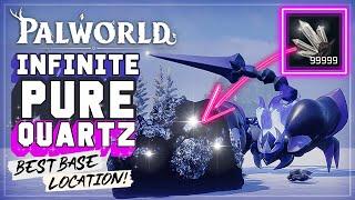 Palworld INFINITE Pure Quartz Farm - Palworld Best Base Location