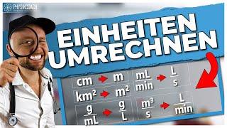 So rechnest Du physikalische Einheiten um!