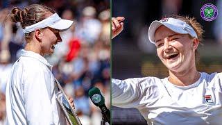 “Best day of my life” | Barbora Krejcikova | Wimbledon 2024 Champion | On-court Interview