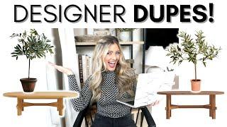 DESIGNER DUPES || HIGH-END LOOK FOR LESS || HOME STYLING TIPS