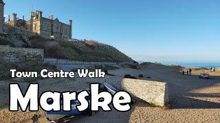 Marske-by-the-Sea, North Yorkshire【4K】| Town Centre Walk 2021