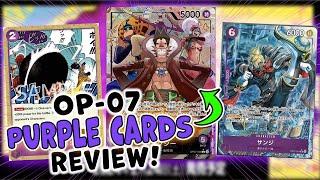 [OP-07] PURPLE Cards Review! | One Piece TCG