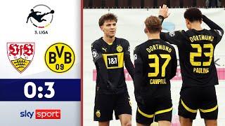 Früher Treffer stellt die Weichen! | VfB Stuttgart II - Borussia Dortmund II | Highlights - 3. Liga