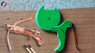 Simple Trigger Mechanism for Crossbow like LamLy DIY and Bamboo Craft