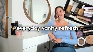 EVERYDAY VANITY REFRESH: reorganizing & shopping my stash!