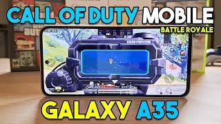 Así es CALL OF DUTY MOBILE vs SAMSUNG GALAXY A35 - 60 fps SÚPER ESTABLES - Battle Royale