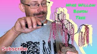 Making a Wire Bonsai Tree!! #2 Weeping Willow!!