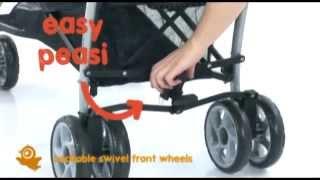 Cosatto Duet Lite Tandem Buggy - Demonstration | BabySecurity