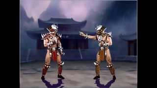 Shao Kahn vs Shao Kahn taunt battle