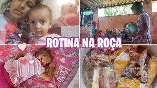 A NOSSA FILHA ESTA CRESCENDO RAPIDO !! MOSTREI UM POUCO DA MINHA ROTINA NA FAZENDA