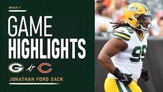 Game Highlight - Jonathan Ford Sack | Packers at Bears - Week 1 | GM Takeover Series | Season 1