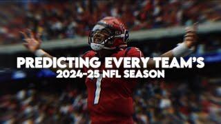 Predicting EVERY Teams 2024-25 NFL Record Game-by-Game