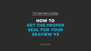 Seaview 180° V3 Full Face Snorkel Mask - How to Install Snorkel Tube