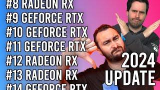 Re-Ranking All Current GPUs From Worst to Best (2024 Update)