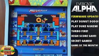 Evercade Alpha Firmware Update - Duke Nukem/Donut Dodo Now Playable, Turbo Fire & High Score Saving!