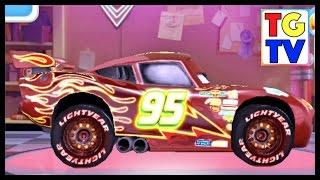 Cars Lightning McQueen NEON Unlocked vs Holley (Yokoza Track) Fast as Lightning NEON RACING!