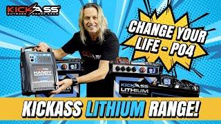 KickAss Lithium LiFePO4 Battery and Powerstation range 2022 - Dual Battery Systems Camping 4WD aux