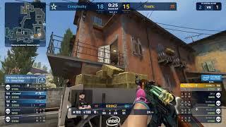 KRIMZ  phenomenal clutch 1v4 against CoL to save fnatic in OT @de_inferno | IEM Beijing 2020