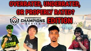 Overrated, Underrated, or Properly Rated? Pro Overwatch Edition Part 6