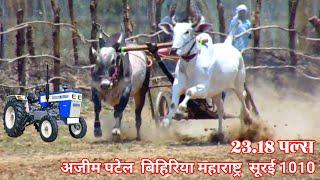 ajim patel bihiriya bull Best Video Bullock Jodi Race Pat Video pat pratiyogita murajhad