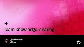 Team knowledge-sharing - Universe 2022