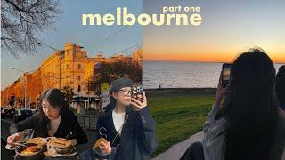 melbourne diaries ️ cute sunsets, puppies, vintage shops & exploring cafes