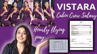 Cabin Crew Salary In Vistara | Cabin crew salaries in India| Salary & Contract |Twinkle Anand