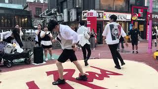 HONGDAE K-POP GROUP BUSKING - [BTS] Not Today (3)