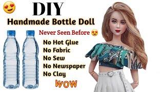 How To Make Barbie Doll | DIY Barbie Doll Making | Handmade Doll | Doll Dress Easy