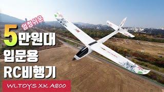 [가성비RC비행기3탄] 5만원대 WLtoys XK A800 RC비행기: Budget RC plane, U$51, Maiden Flight, Drone 드론과는 다른 재미