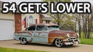 Dropping the 54 Chevy Closer to the Ground