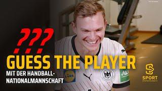 Hättet ihr ihn erkannt?  | Guess the Player mit der Handball-Nationalmannschaft | SDTV Handball