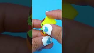  DIY How to make a cute miniature Hamburger from polymer clay #shorts