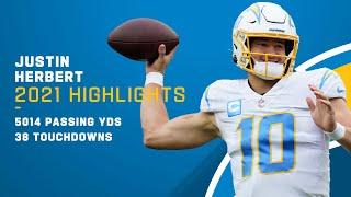 Justin Herbert Full Season Highlights | NFL 2021