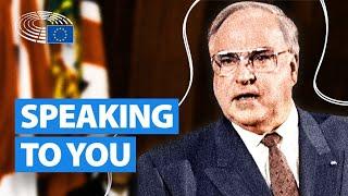 Helmut Kohl speech on fall of Berlin Wall | European Parliament