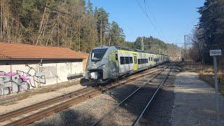 Trainspotting in Burgthann und Deining am Samstag den 8.3.2025