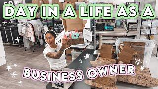 Day In A Life Small Business Owner ‍ Packaging, Sewing, Filming & Dog Photoshoots 