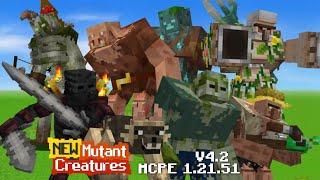 MUTANT CREATURES Addon V4.2 [New Mutants Mobs] In Minecraft PE 1.21.51