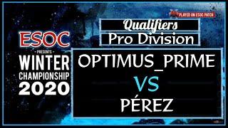 [AoE3] OPTIMUS__PRIME vs Pérez  — Pro Division Qualifiers — ESOC Winter Championship 2020