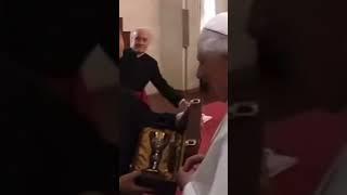 When Fr Robert Prevost, now Pope Leo XIV, met Pope Benedict XVI!