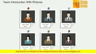 Team Introduction With Pictures Powerpoint Template