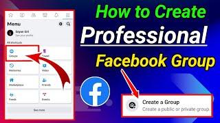 Facebook group kaise banaye // How to create facebook group 2023