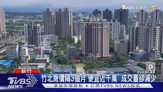 竹北房價隔3個月「便宜近千萬」 成交量卻減少｜TVBS新聞 @TVBSNEWS01