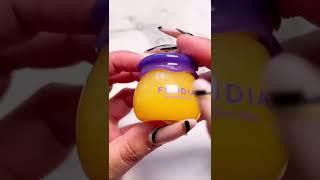 ASMR unboxing of the Frudia Honey lip mask 